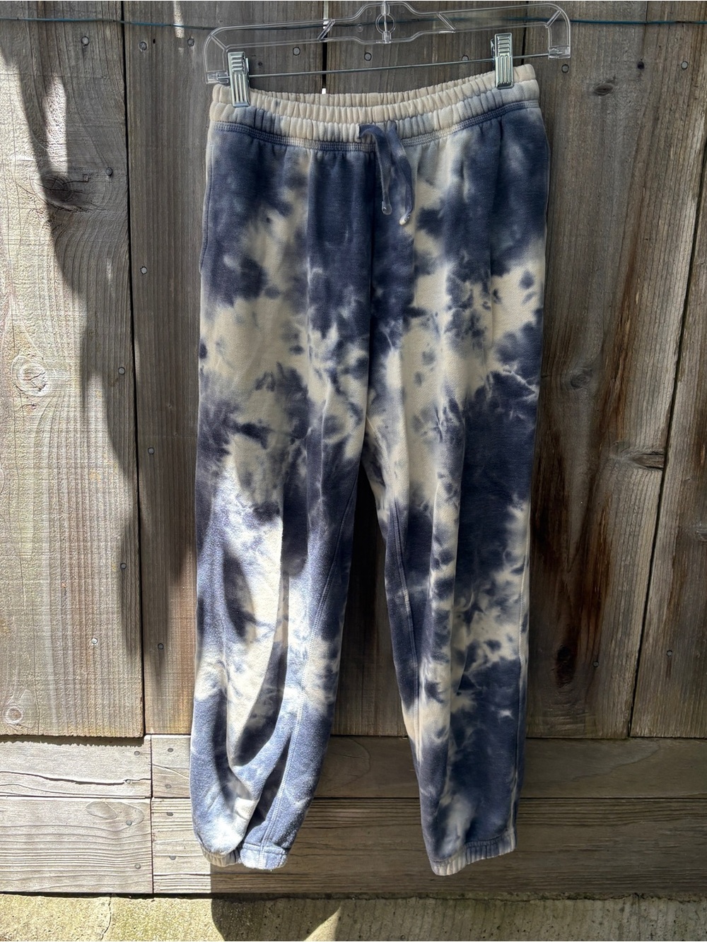 Richer Poorer Navy and Cream Tie-Dye Sweatpants